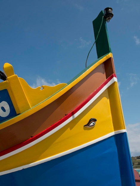 Foto el puerto de marsaxlokk