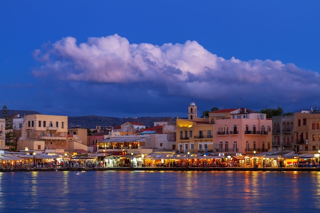 Puerto veneciano de Chania Creta Grecia