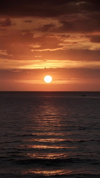 La puesta de sol en África