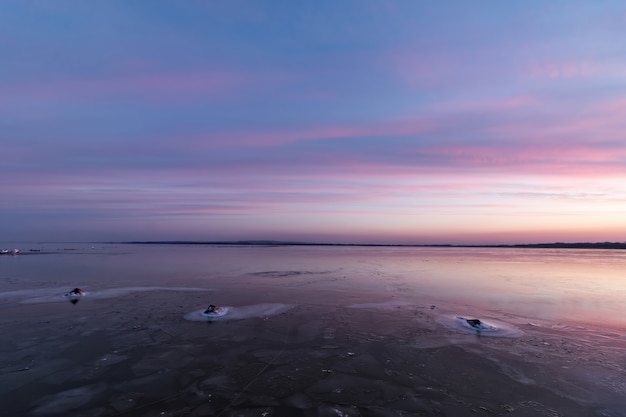 Puesta de sol de invierno