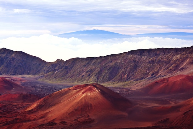 Puesta de sol en Mauna Kea, Hawaii