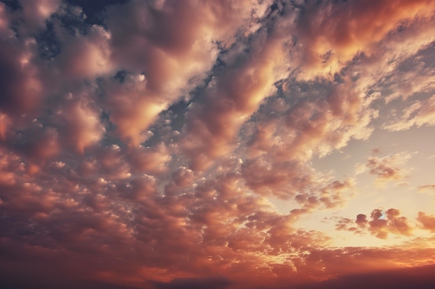 La puesta de sol se muestra con nubes en el fondo de pantalla del cielo