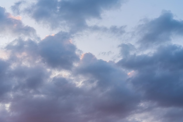 Puesta de sol nubes cielo