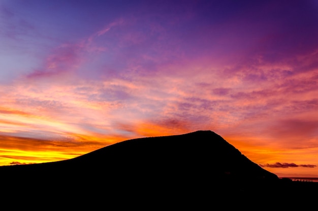 Puesta de sol en el Océano Atlántico