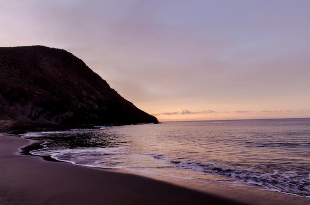 Puesta de sol en el Océano Atlántico