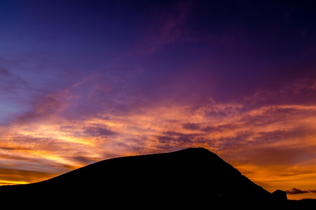 Puesta de sol en el Océano Atlántico