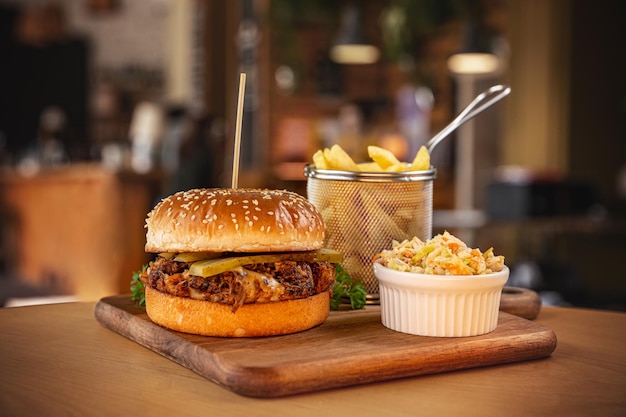 Pulled-Pork-Burger