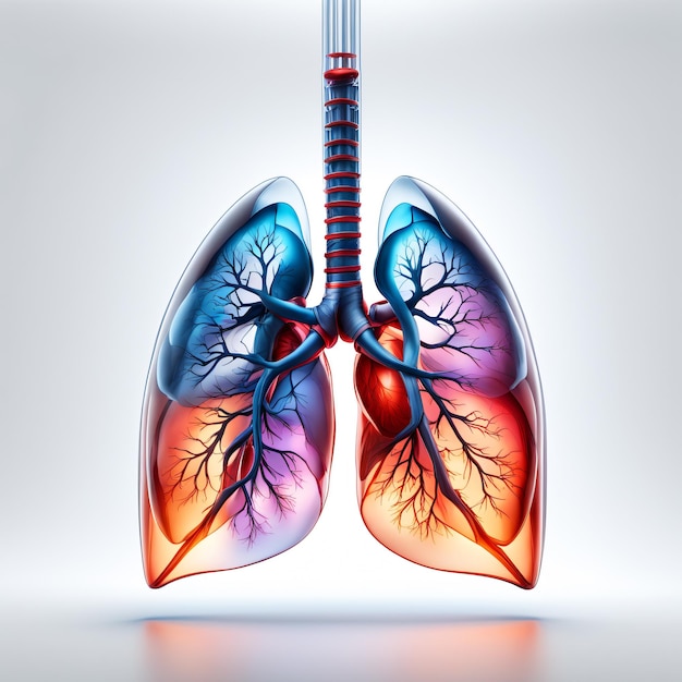 Pulmones y corazón humanos Sistema respiratorio Órganos internos Anatomía Diástole