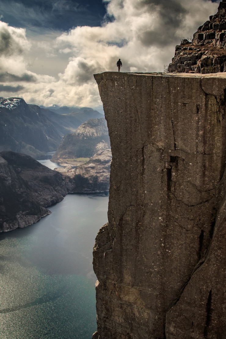 Foto pulpit rock norway preikestolen
