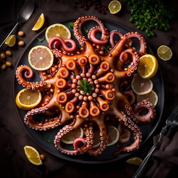 Foto pulpo à la gallega