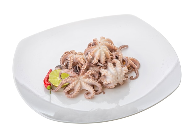 Pulpo hervido