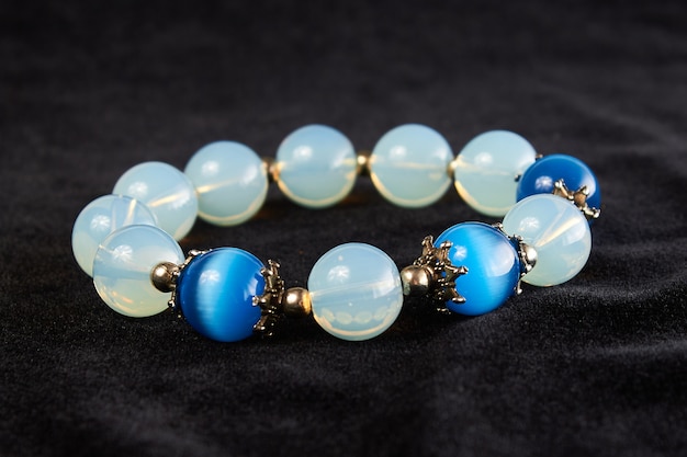 Pulseira semi-preciosa Moonstone