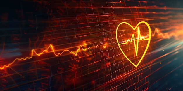 Pulsender Fortschritt vom Herzschlag zum KI-Code, der die Echtzeit-Patientenüberwachung und das Herzgesundheitsmanagement mit fortschrittlicher KI-Technologie revolutioniert