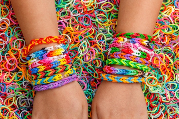 Pulseras de caucho