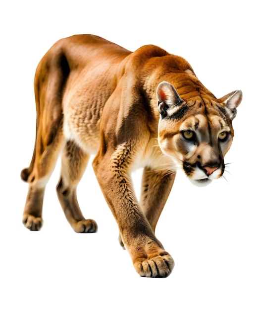 Puma animal de color beige