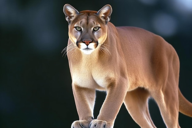 Puma Puma concolor también conocido como el león de montaña