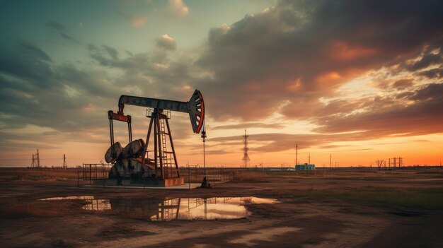 Pumpjack-freie Foto-Hd-Tapeten