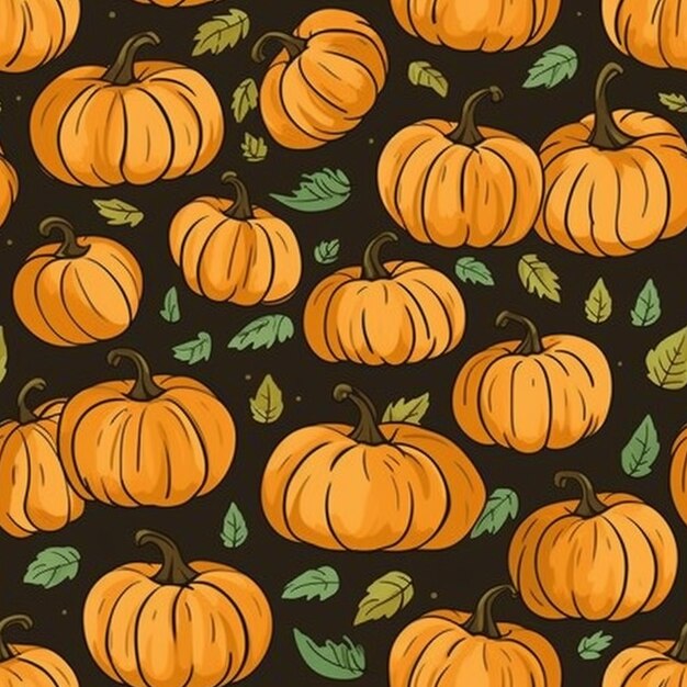 Pumpkin Harvest Delights Eine festliche Sammlung von Vintage-Halloween-Mustern und Herbstinspiration
