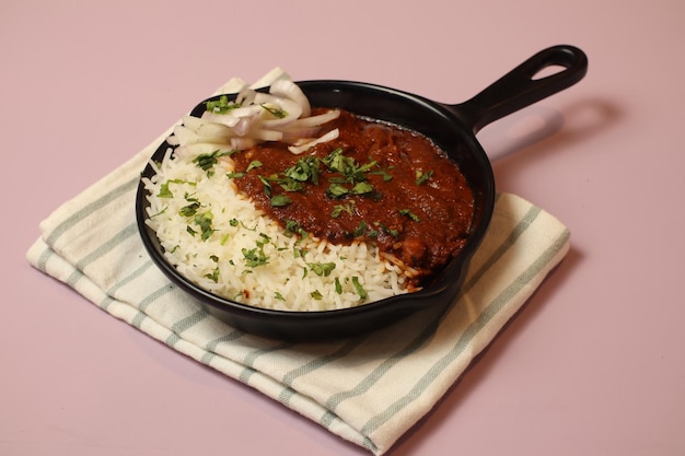 Punjabi Chhole Também conhecido como Chhola Masala, prato especial punjabi Amritsari Chole