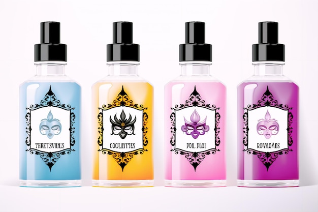 Punk Princess Vibes etiqueta de produto ousada com charme extravagante