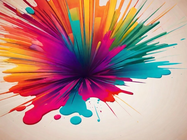 Punkte Linie Farbe Splash Gradient Hintergrund