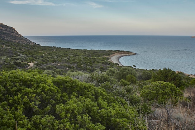 Punta molentis vista de cima