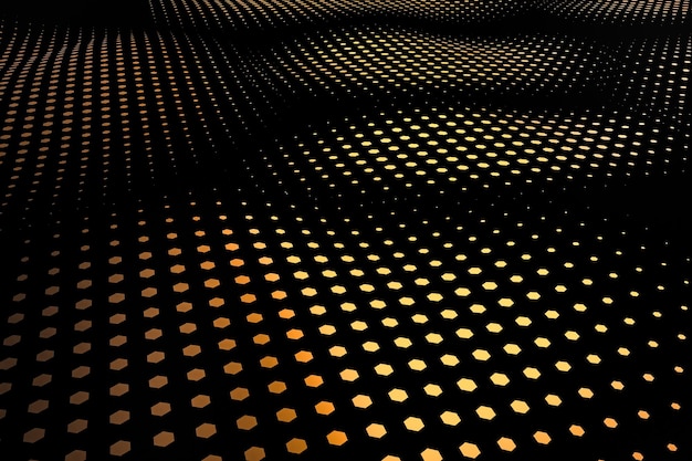 punto de flujo de representación 3D con fondo de gradiente