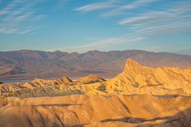 Punto Zabriskie al amanecer. Parque Nacional del Valle de la Muerte. California, EE.UU