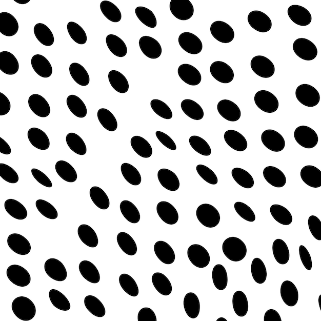 Puntos negros sobre un fondo blanco.