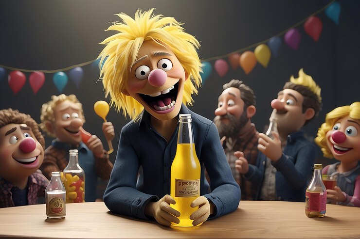 Foto puppen-party-pooper