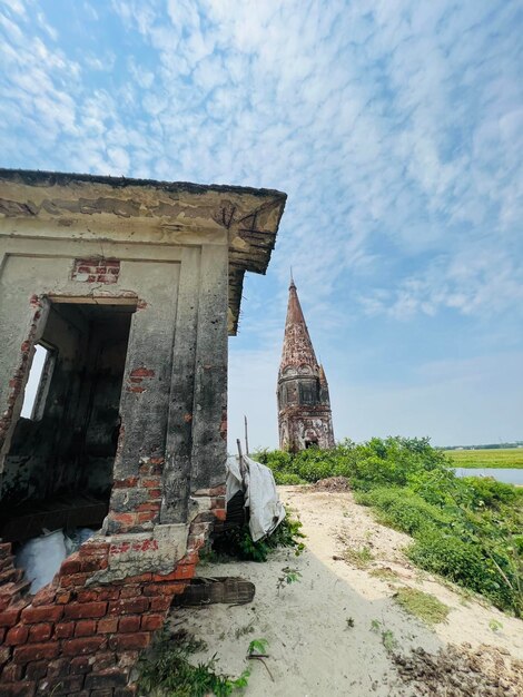 Foto pura naturaleza de pueblo