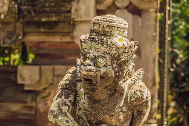 Pura Taman Kemuda Saraswati Tempel in Ubud, Insel Bali, Indonesien.