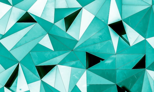 Pure Dark Cyan Abstract diseño de fondo geométrico en 3D