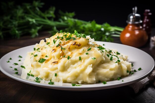 El puré de patatas con parmesán cremoso