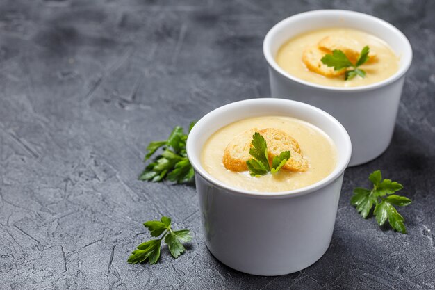 Puré de sopa de verduras