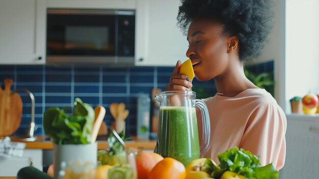 La pureza desatada abraza 100 naturalezas abundancia con frutas orgánicas recién recogidas comer frutas saludables