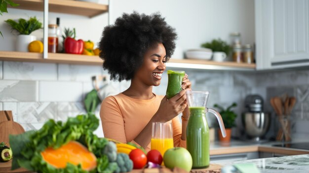 La pureza desatada abraza 100 naturalezas abundancia con frutas orgánicas recién recogidas comer frutas saludables