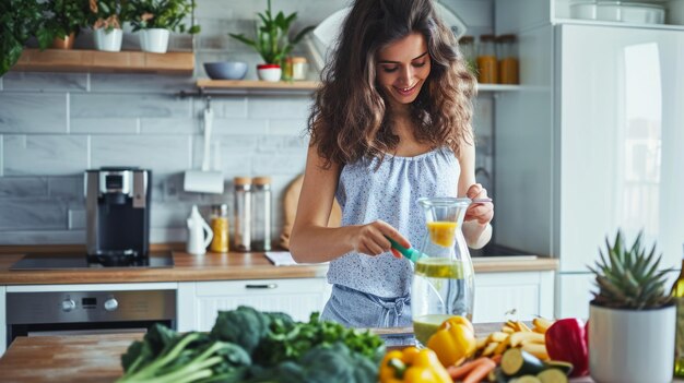 La pureza desatada abraza 100 naturalezas abundancia con frutas orgánicas recién recogidas comer frutas saludables