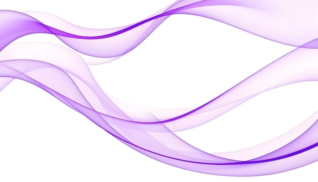 Purple Flowing Waves Abstract (Lila fließende Wellen)