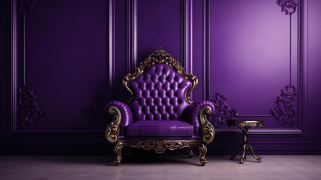 Purple Majesty Ein königlicher und majestätischer einfarbiger Hintergrund