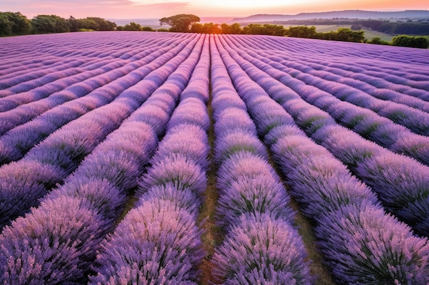 Purple Paradise Ein spektakuläres Lavendelfeld in seiner vollen Pracht