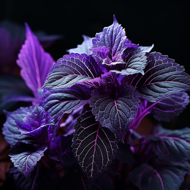 Purple Perilla Whispers erkundet die satten Farbtöne der Natur