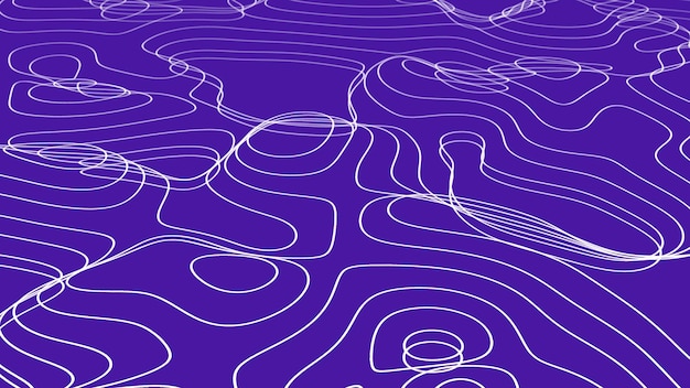 Púrpura d mapa topográfico concepto de fondo abstracto fondo espacio geografía líneas curvas onduladas bac