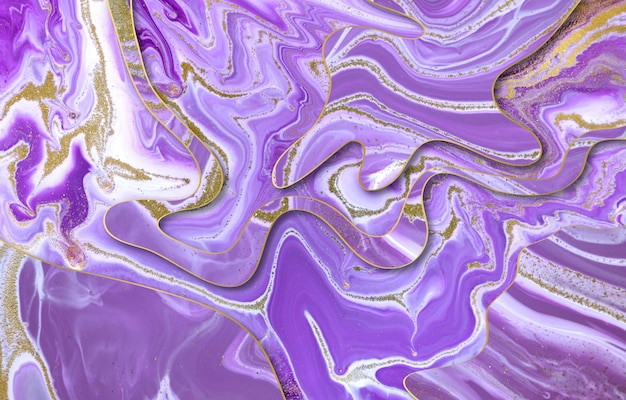 Purpurrote Welle des Marmors mit dem abstrakten Hintergrund der Schichten und der Schatten