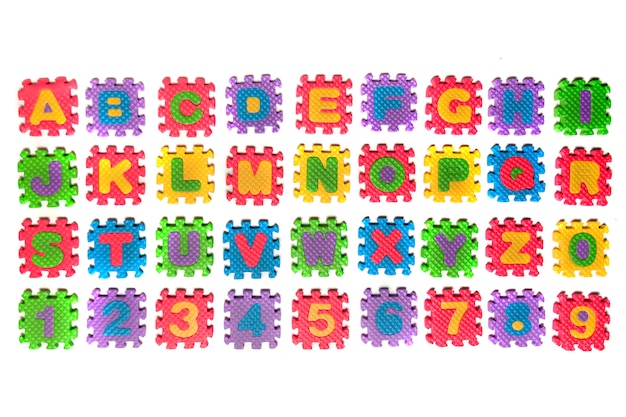 Puzzle de espuma letra mayúscula
