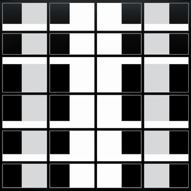 Foto puzzle grid un cautivador rompecabezas de música en blanco y negro