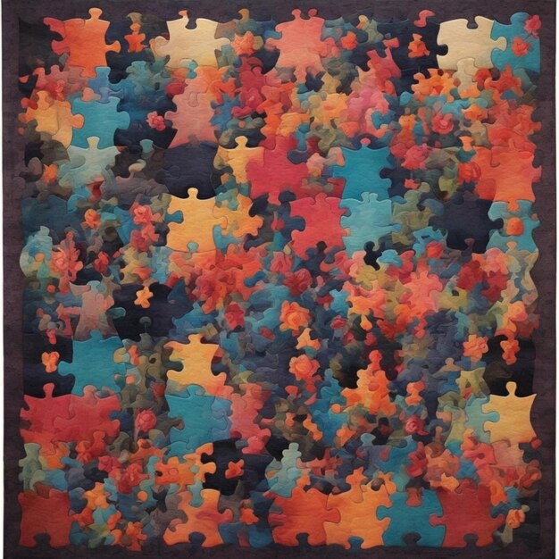 Foto puzzle pleasantries komplizierte muster freude