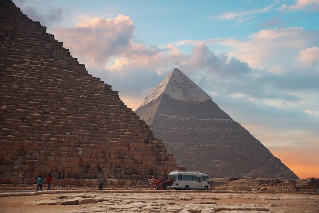 Pyramiden von Gizeh in Ägypten