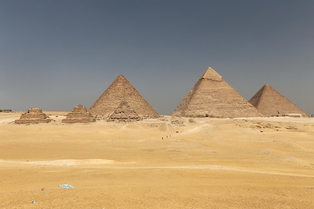 Pyramidenkomplex von Gizeh in Kairo Ägypten