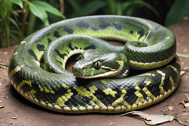 Python Chondropython verde